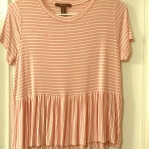 Pink and white striped 👚